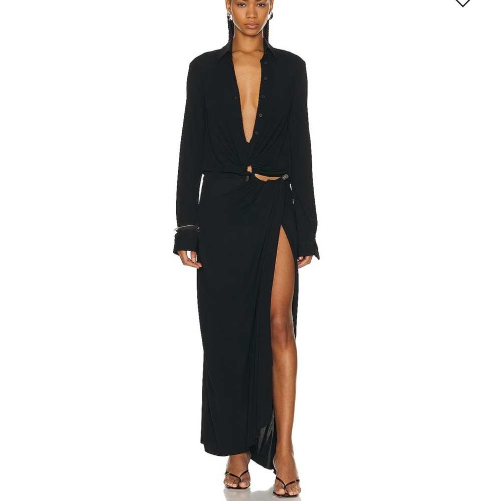 Christopher Esber Black Maxi Dress - Picture 1 of 3